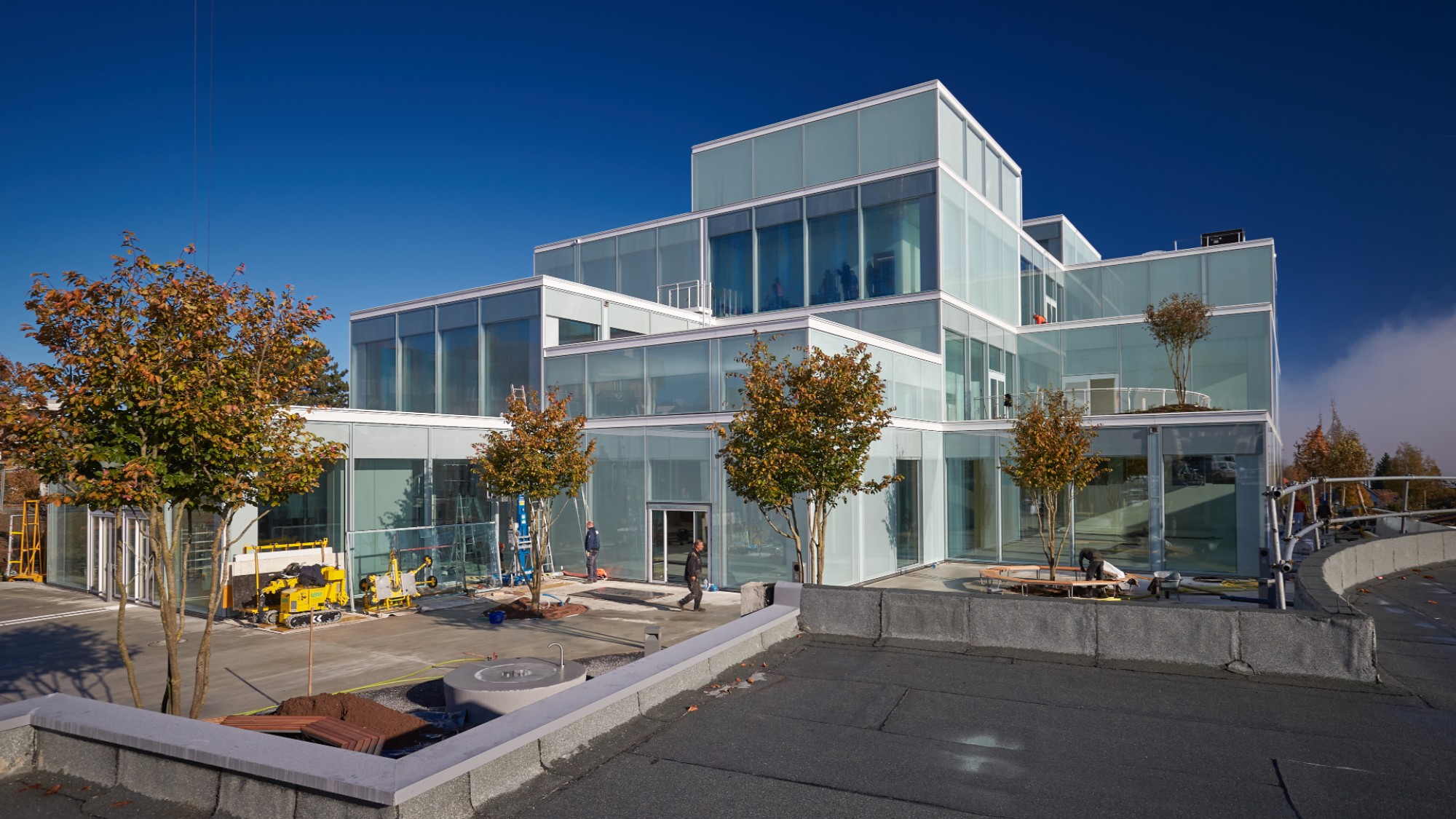 The HSG Learning Center SQUARE building at the University of St. Gallen